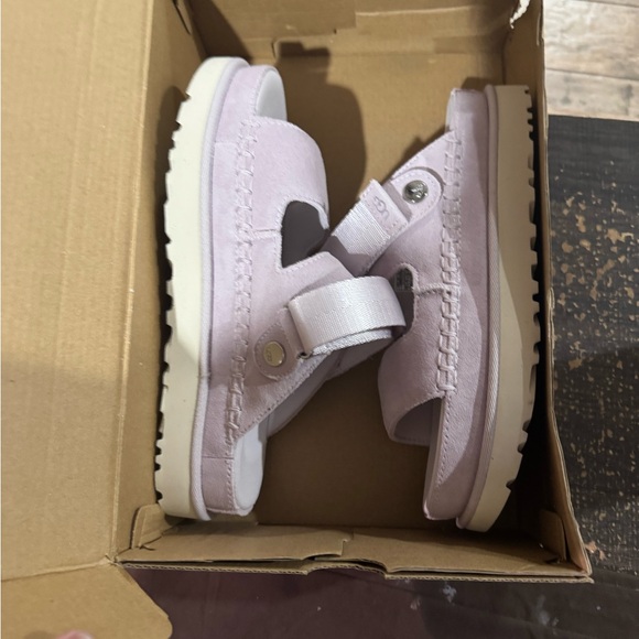 UGG Golden star Clog Slide Sandles in Bay Fog - Picture 8 of 8